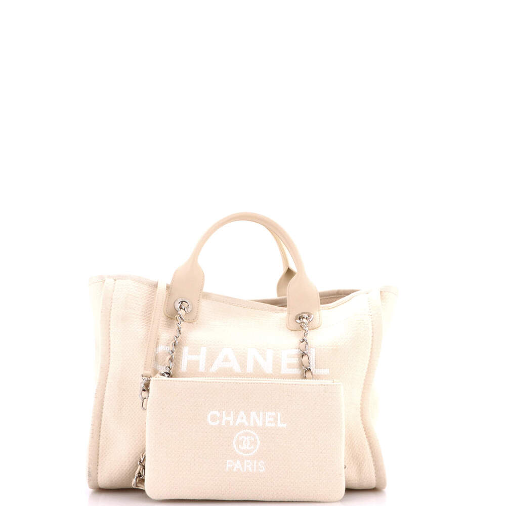 Chanel Deauville Tote Mixed Fibers #227018C24B - Picture 2 of 9
